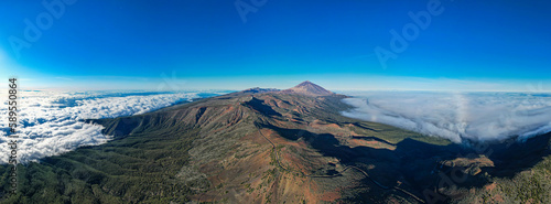   Early morning sunrise above the Teide Volcano in tenerife in the Canary Islands  © Mike Workman