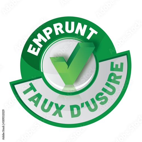 taux d'usure de l'emprunt en france