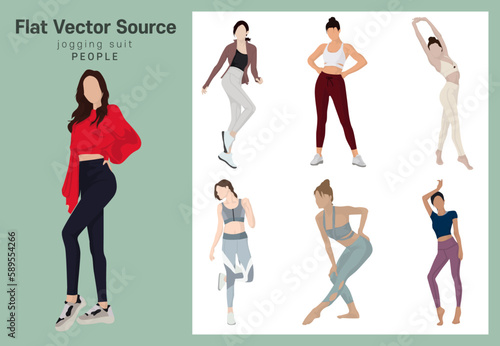 Fitness Aerobic Exercise People's Physical Fitness Plan Source Collection