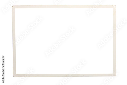 Картината върху платно old photo frame texture png isolated picture postcard border