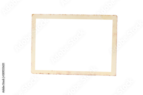 old photo frame texture png isolated picture postcard border photo