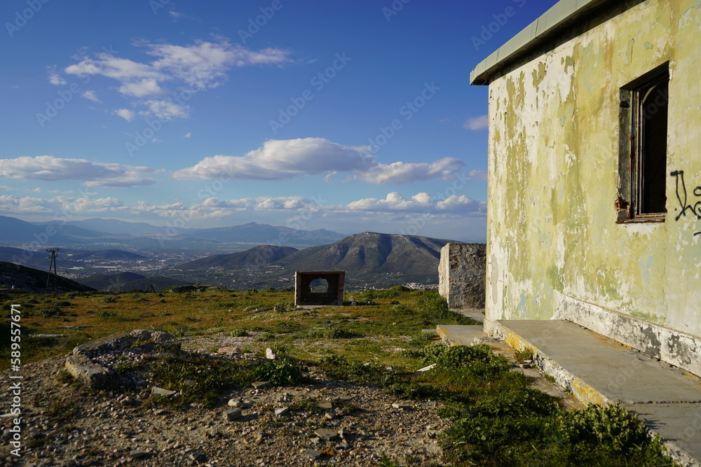 old house in the mountains