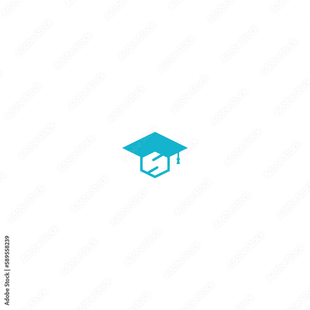 Letter s with graduation gown logo for academy, school, education, graduation, symbol, design, logo, s, letter, illustration, background, vector, identity, student, study, icon, hat, college, gown Letter s with graduation gown logo for academy, school, education, graduation, symbol, design, logo, s, letter, illustration, background, vector, identity, student, study, icon, hat, college, gown