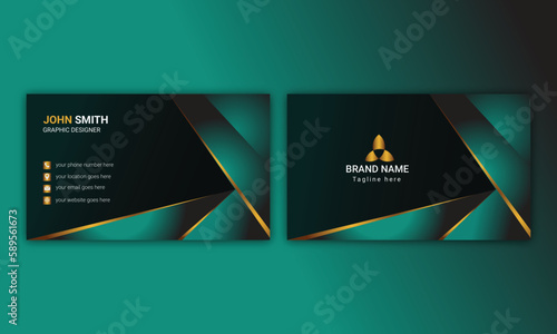 Modern and Creative Business Card Template - Professional Name Card,Free vector elegant business card