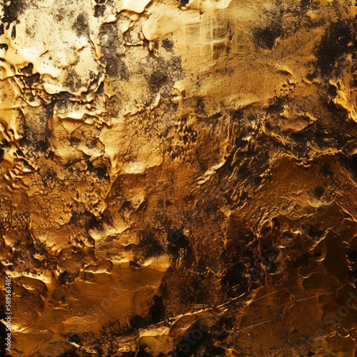 Golden Gleam: A Luxurious Collection of High-Resolution Gold Textures Generative AI