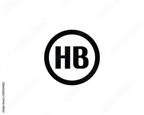 HB Logo design vector template
