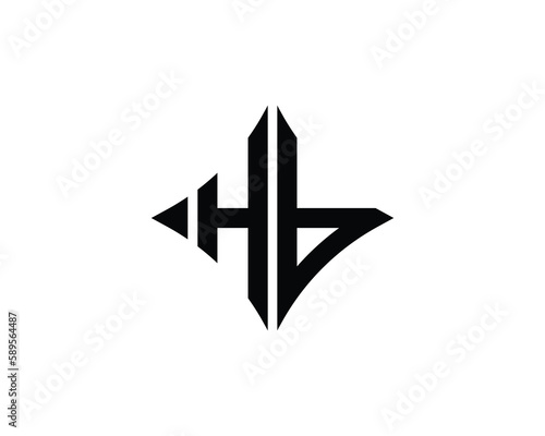 HB Logo design vector template