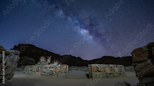 Milky Way National Park Teide Teneriffe 