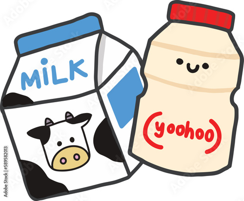 UHT Milk and Prebiotic Beverage