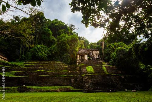Palenque archeological site in Mexico