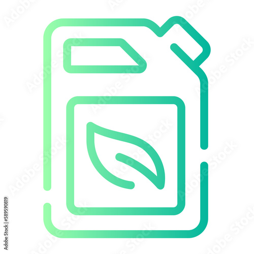 biofuel gradient icon