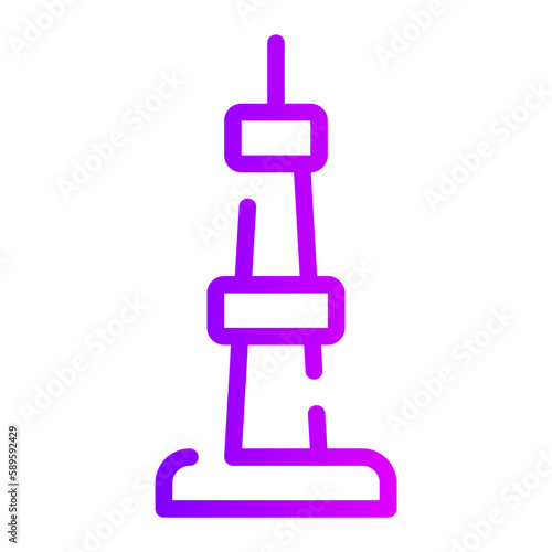 tower gradient icon