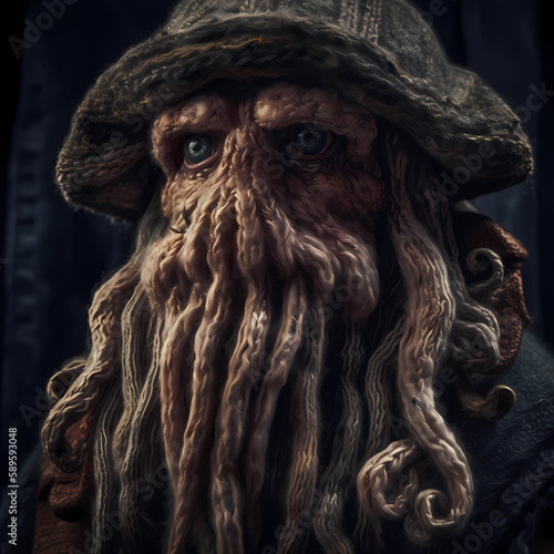 Davy Jones - Generated by AI photo