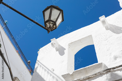 Beautiful town of Ostuni the white city, and his cathedral, in Apulia (Puglia), Italy