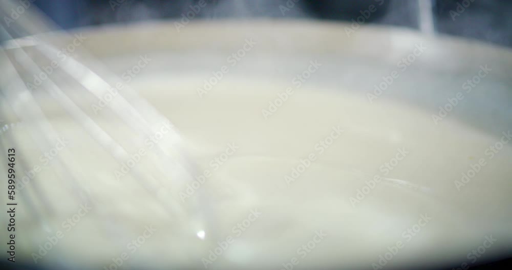 The Making of Bechamel Sauce
