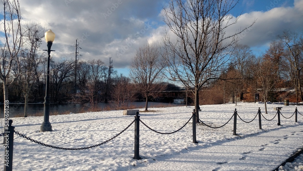 Parque com Neve