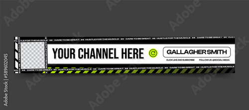 Fitness YouTube Banner Template