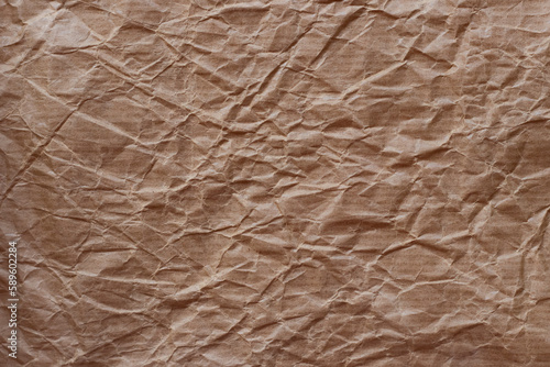 Wallpaper Mural Crumpled pattern brown eco sheet of paper Torontodigital.ca