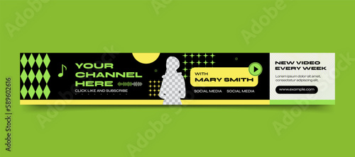 Music Channel YouTube Banner Template
