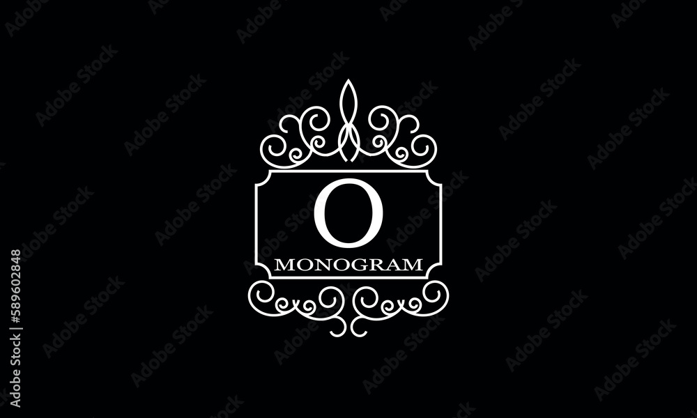 Luxury hotel logo template with initial O. Monogram design elements, business identity sign for restaurant, royalty, boutique, cafe, hotel. Luxury hotel logo template with initial O. Monogram design elements, business identity sign for restaurant, royalty, boutique, cafe, hotel.