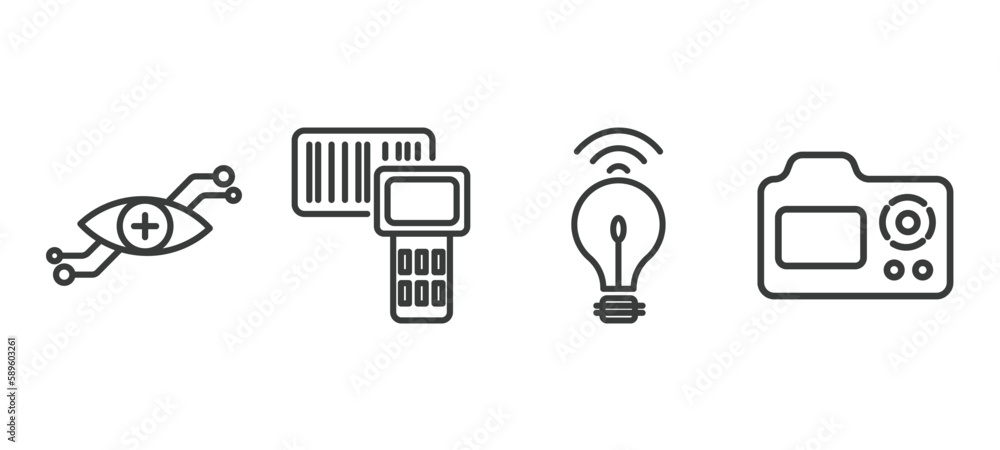 set of thin line icons. outline icons included set of thin line icons. outline icons included
