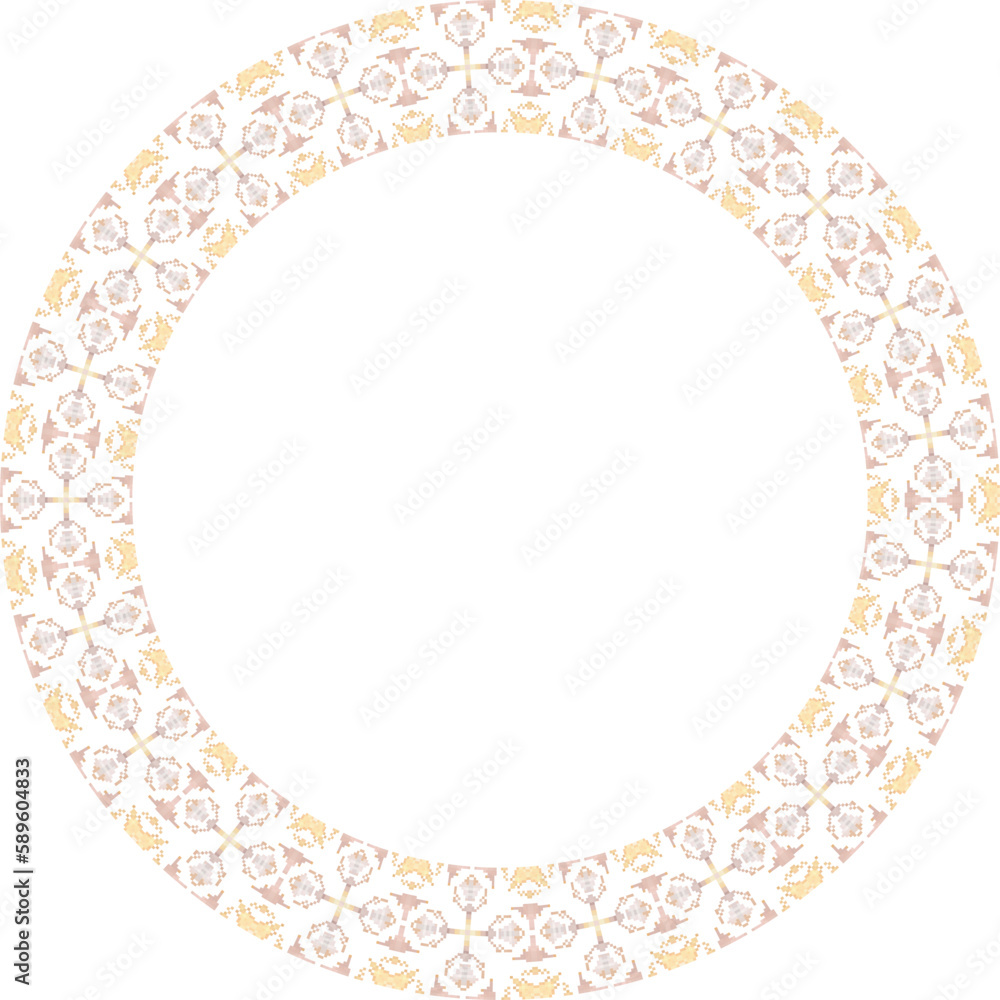 Decorative floral frame. Elegant element for design in Eastern style, place for text. Floral golden border. Lace illustration for invitations and greeting cards. Decorative floral frame. Elegant element for design in Eastern style, place for text. Floral golden border. Lace illustration for invitations and greeting cards.