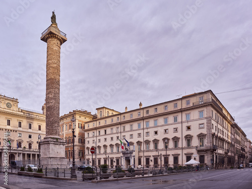 Palazzo Chigi, baroque and renaissance styled building, seat of the Council of Ministers and the official residence of the Italian Prime Minister in Rome, Italy  © Paolo