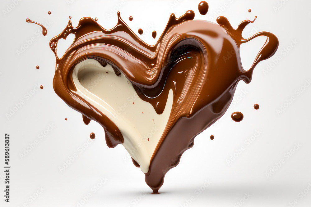 heart made of chocolate
heart made of chocolate