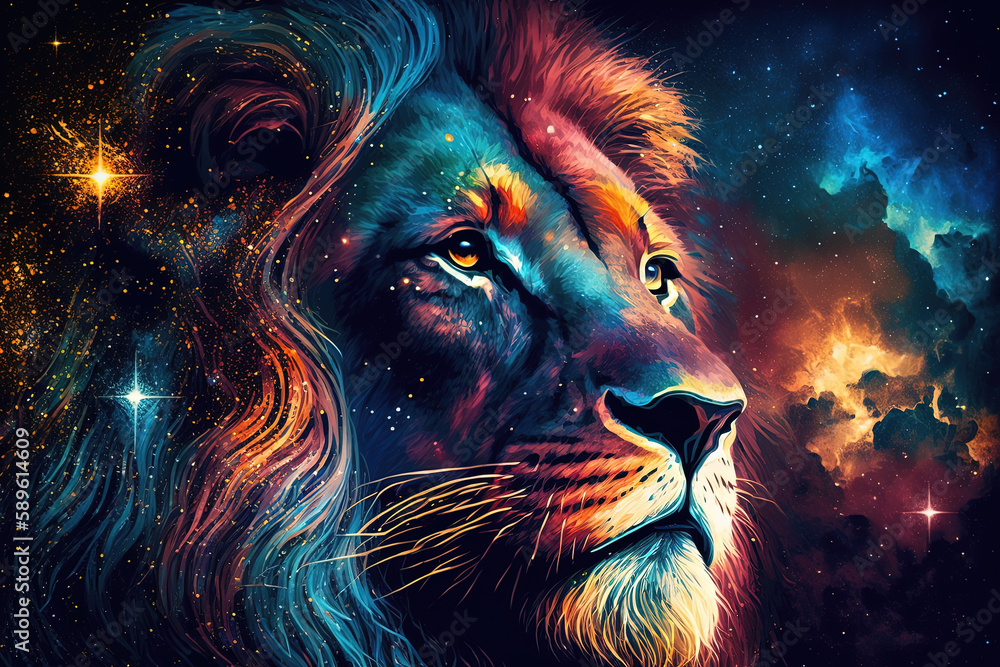 Galactic Roar. Astral Lion Galactic Roar. Astral Lion