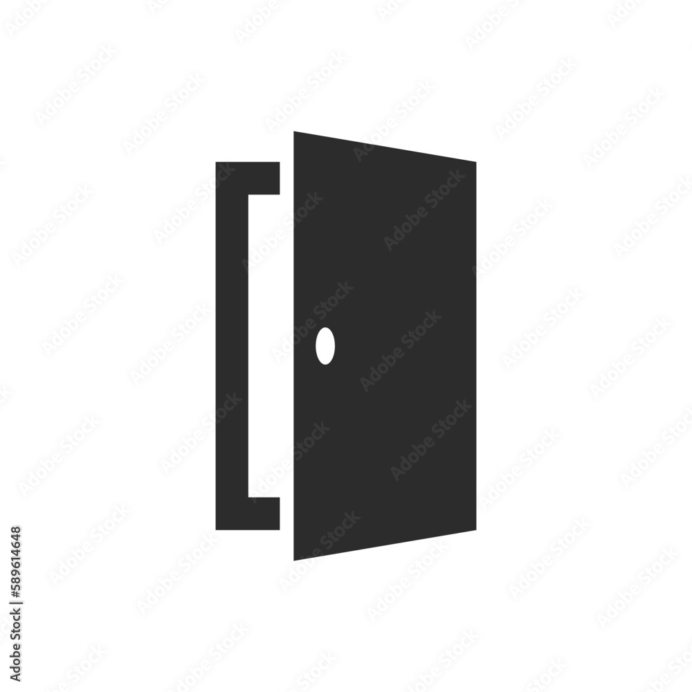 door icon design vector template door icon design vector template