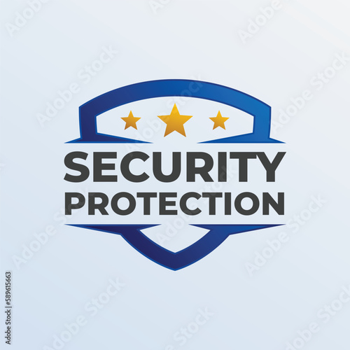 shield symbol suitable use for, Security Safety Company, insurance company and Technology anti virus icon. Vector logo template