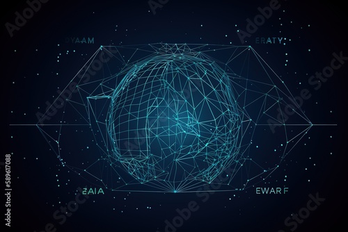 Earth Day Save the Earth concept Vector illustration. Generative AI