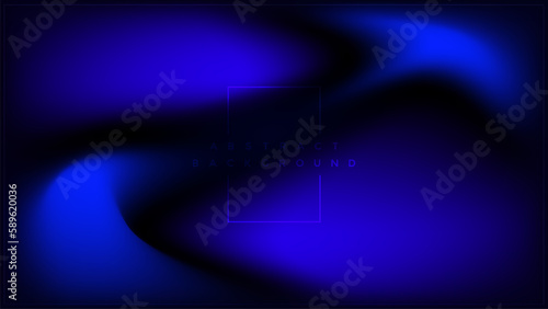 Modern abstract blue gradient banner background design