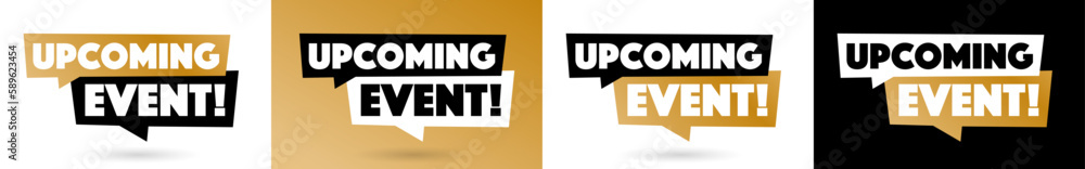 Obraz premium Upcoming events