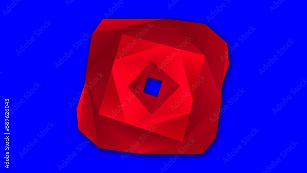 Abstract red color wave striped triangle trendy geometric. Block rotating texture motion VJ loop shiny background Abstract red color wave striped triangle trendy geometric. Block rotating texture motion VJ loop shiny background