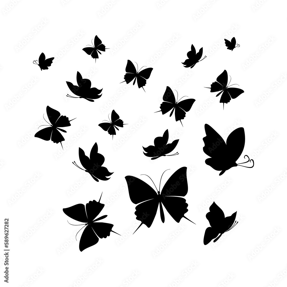 Fototapeta premium Abstract butterfly