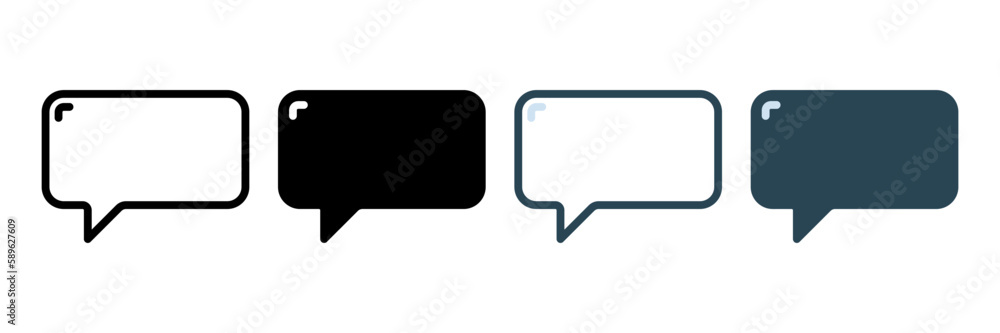 Speech Bubble icon. sign for mobile concept and web design. vector illustration Speech Bubble icon. sign for mobile concept and web design. vector illustration