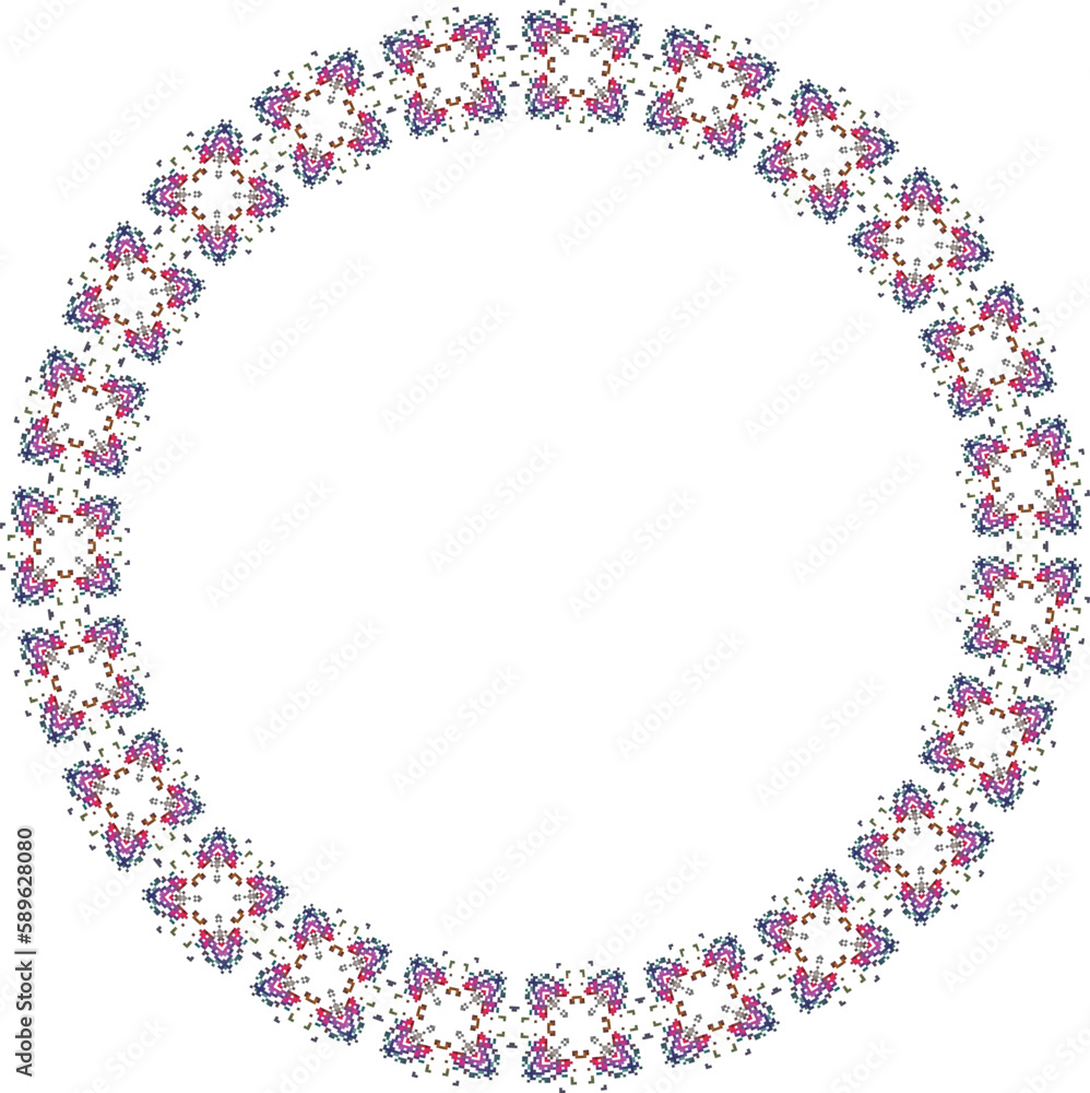 Decorative frame with floral pattern. Elegant element for design in Eastern style, place for text. Floral border. Lace illustration for invitations and greeting cards. Decorative frame with floral pattern. Elegant element for design in Eastern style, place for text. Floral border. Lace illustration for invitations and greeting cards.