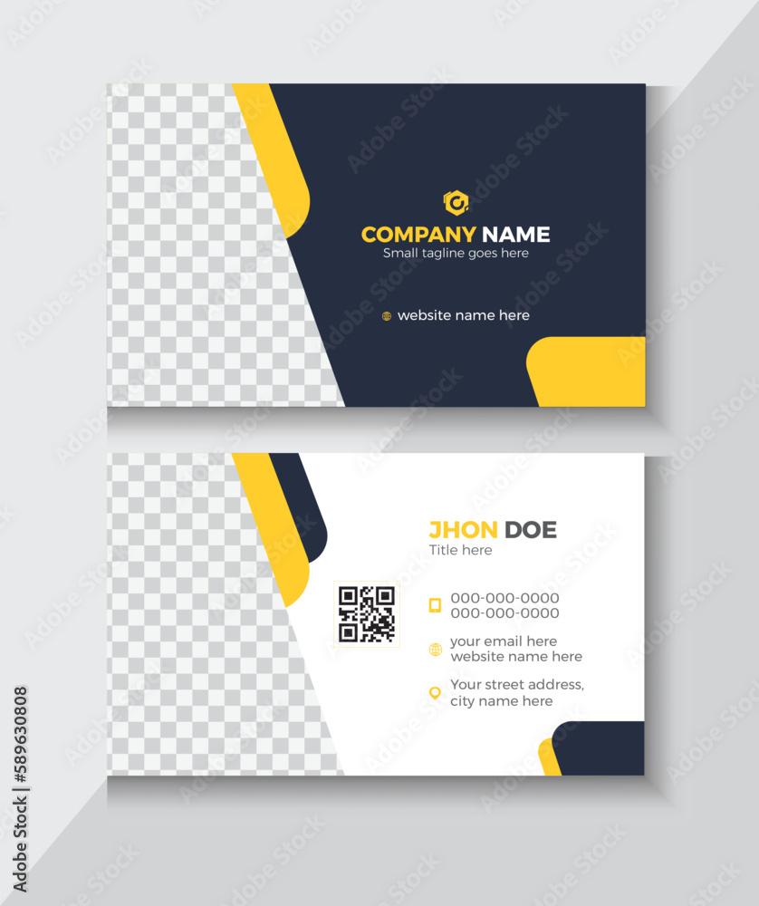 Modern Business Card - Creative and Clean Business Card Template. Modern Business Card - Creative and Clean Business Card Template.