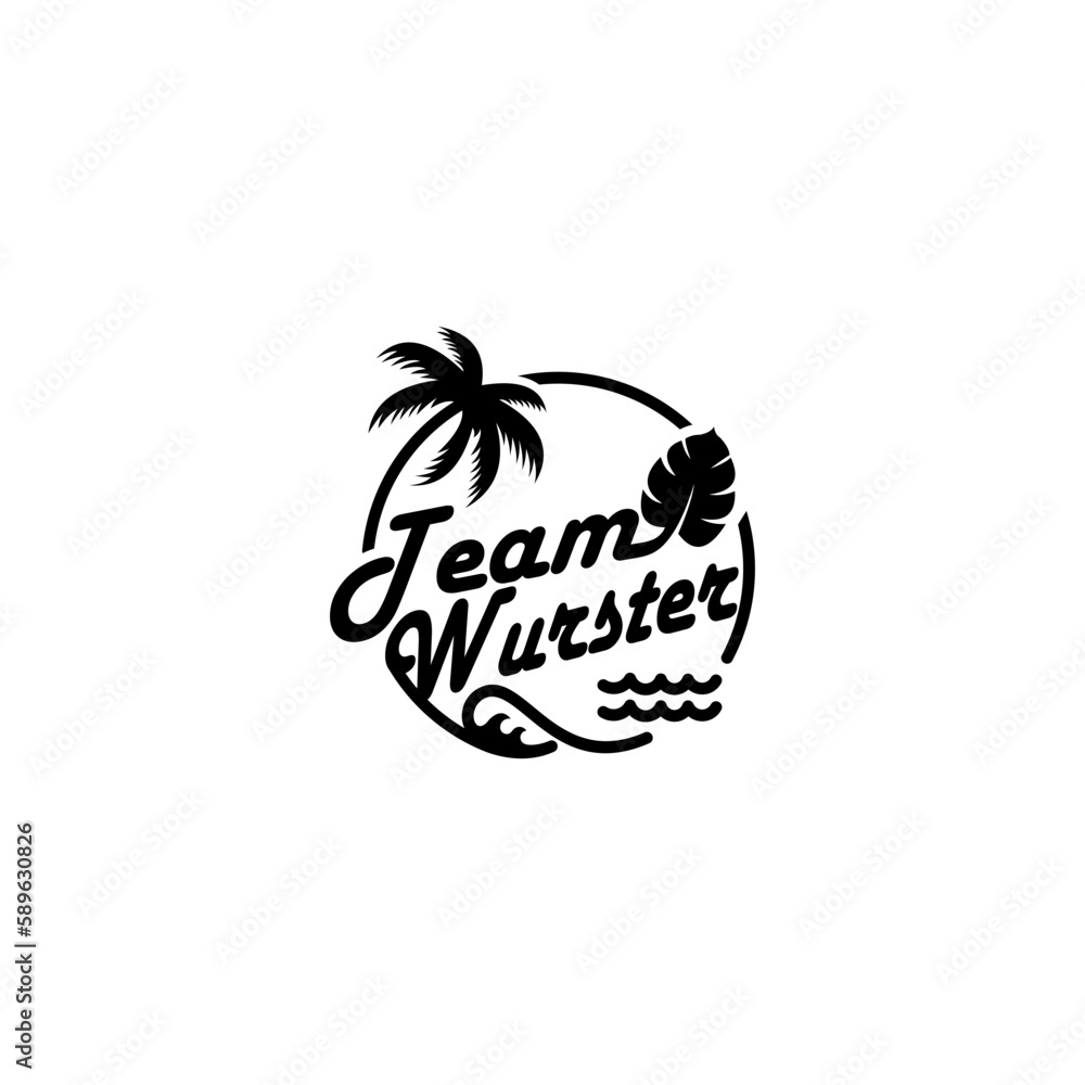 summer beach logo vector illustration
summer beach logo vector illustration