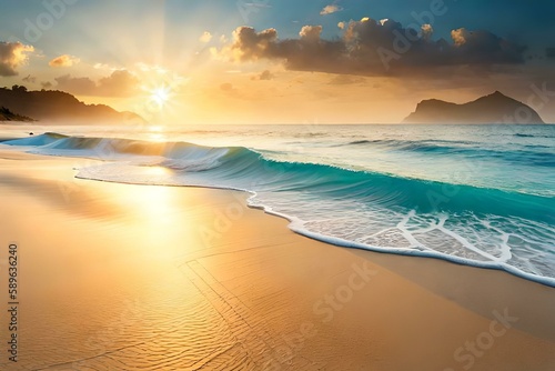 Strand im Sonnenlicht zur Sommerzeit © ArtVibeHive