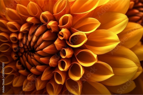  nature wallpapers sunflowers and dahlias, in the style of fluid lines and curves, realistic. Generative AI