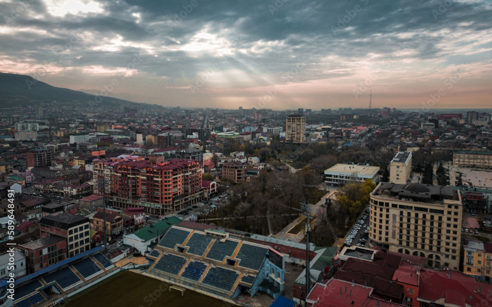 Makhachkala, panorama of the city