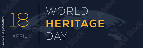 World Heritage Day, held on 18 April.
