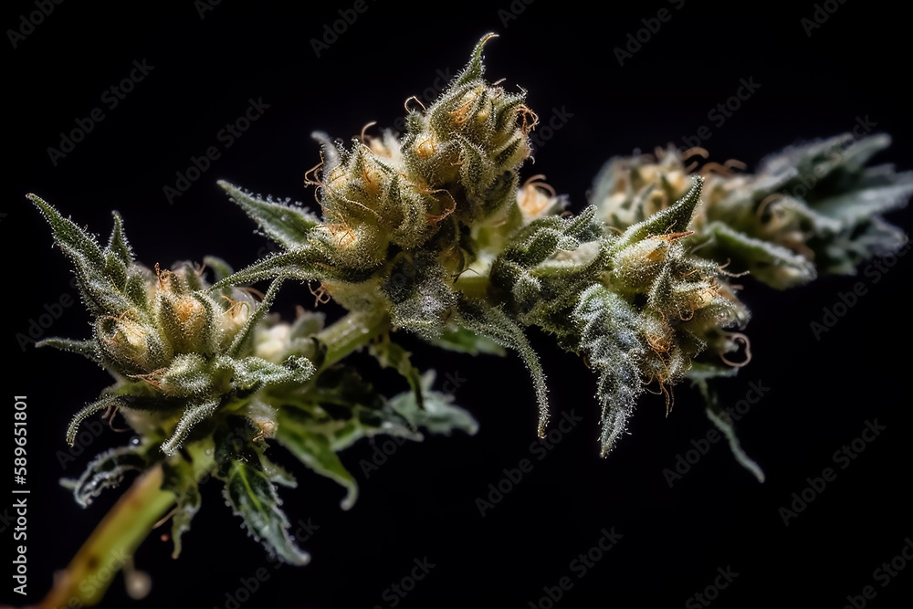 Fresh Medical marijuana and cannabis leaves Fresh Medical marijuana and cannabis leaves