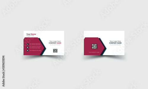 modern trend professional business card design corporate vector file print layout