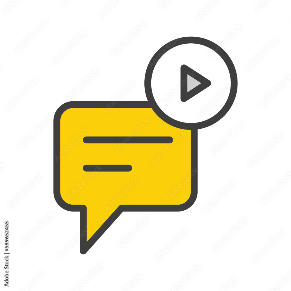 Video Ads icon stock illustration. Video Ads icon stock illustration.