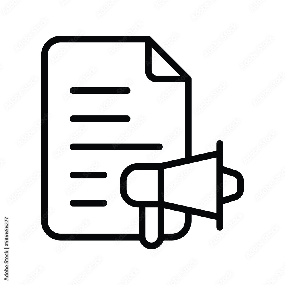 Content Marketing icon stock illustration. Content Marketing icon stock illustration.