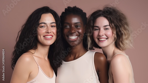 beautiful multiracial women