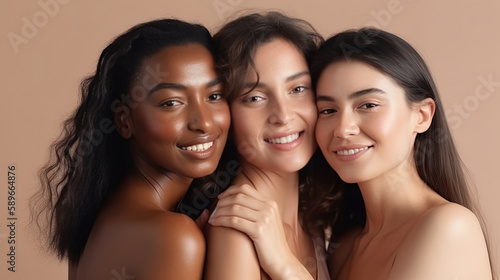beautiful multiracial women